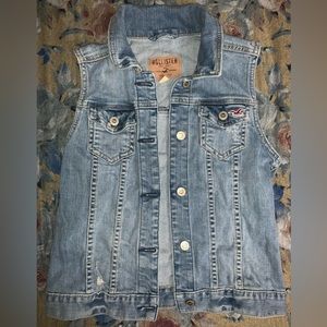 Ladies Hollister Denim Vest Size S
